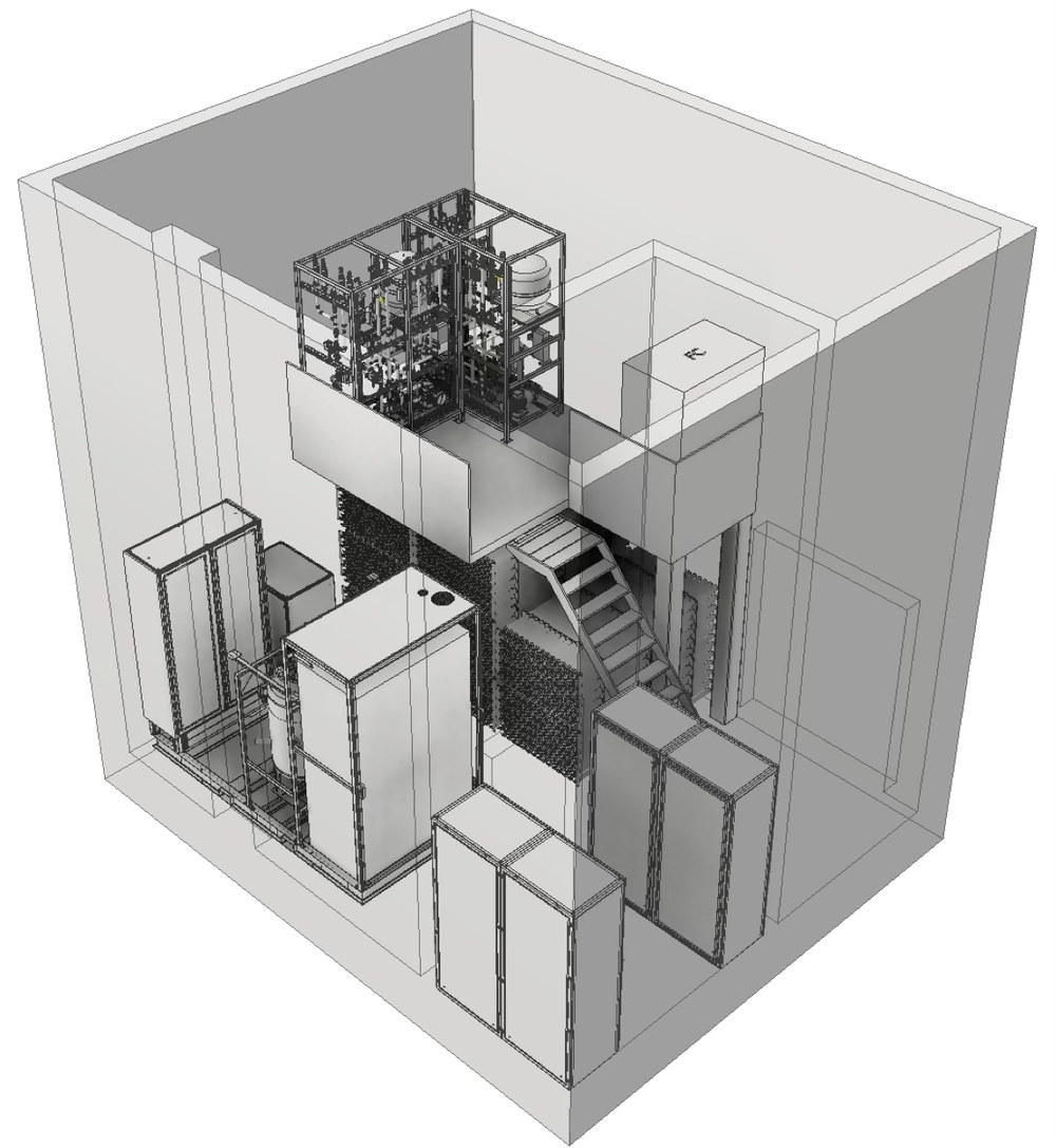 Isometrische Darstellung des Triewald INDUSTRY im Technikraum